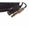 TOMOCA PC-5EB Microphone Extension Cable, 5m (Meters), Canon Female to Mono Phone Plug (XLR3-11 Equivalent) to 6.3mm Phone Plug (5m)