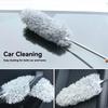 1pc Extended Long Feather Duster with Telescopic Function for Ceiling Cleaning, a Household Dust - Removing Broom