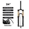 BOLANY Suspension Fork Mountain Bicycle 20/24 Inch Disc Brake Straight Tube Travel 100/135mm Bicycle Accessoires