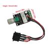 2PCS ABS Motor Speed Controller PWM-DC Motor Speed Regulator 6V12V24V 3A Speed Control Switch With Forward And Reverse Rotation