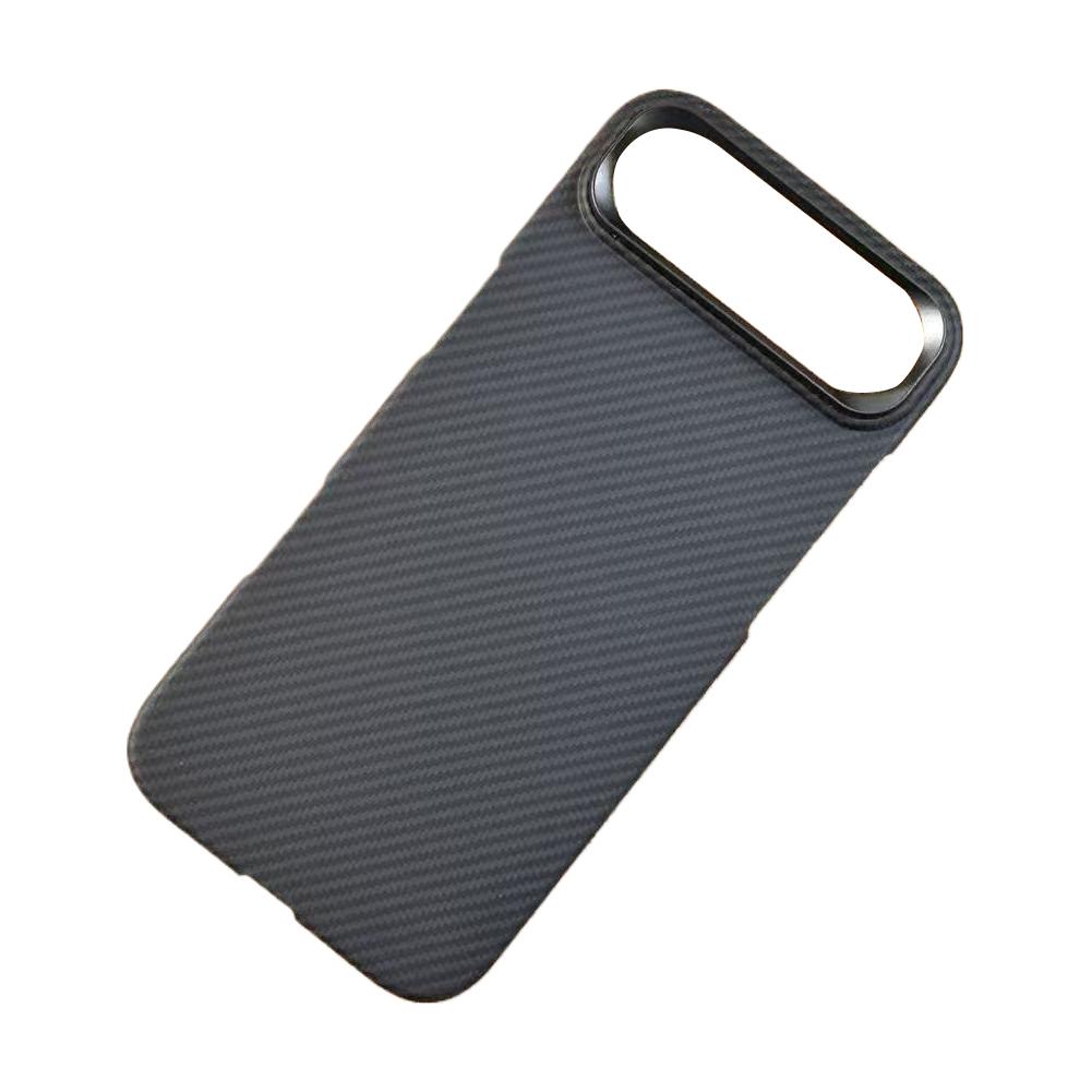 Carbon Fiber Magnetic Case For iPhone 17 Air Cases Magnetic Metal Ring Ultra-thin Aramid Fiber Cover