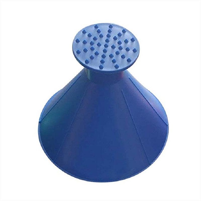 Ice Car Windshield Scraper Tool Cone Shaped Outdoor Round Funnel Remover Snow
