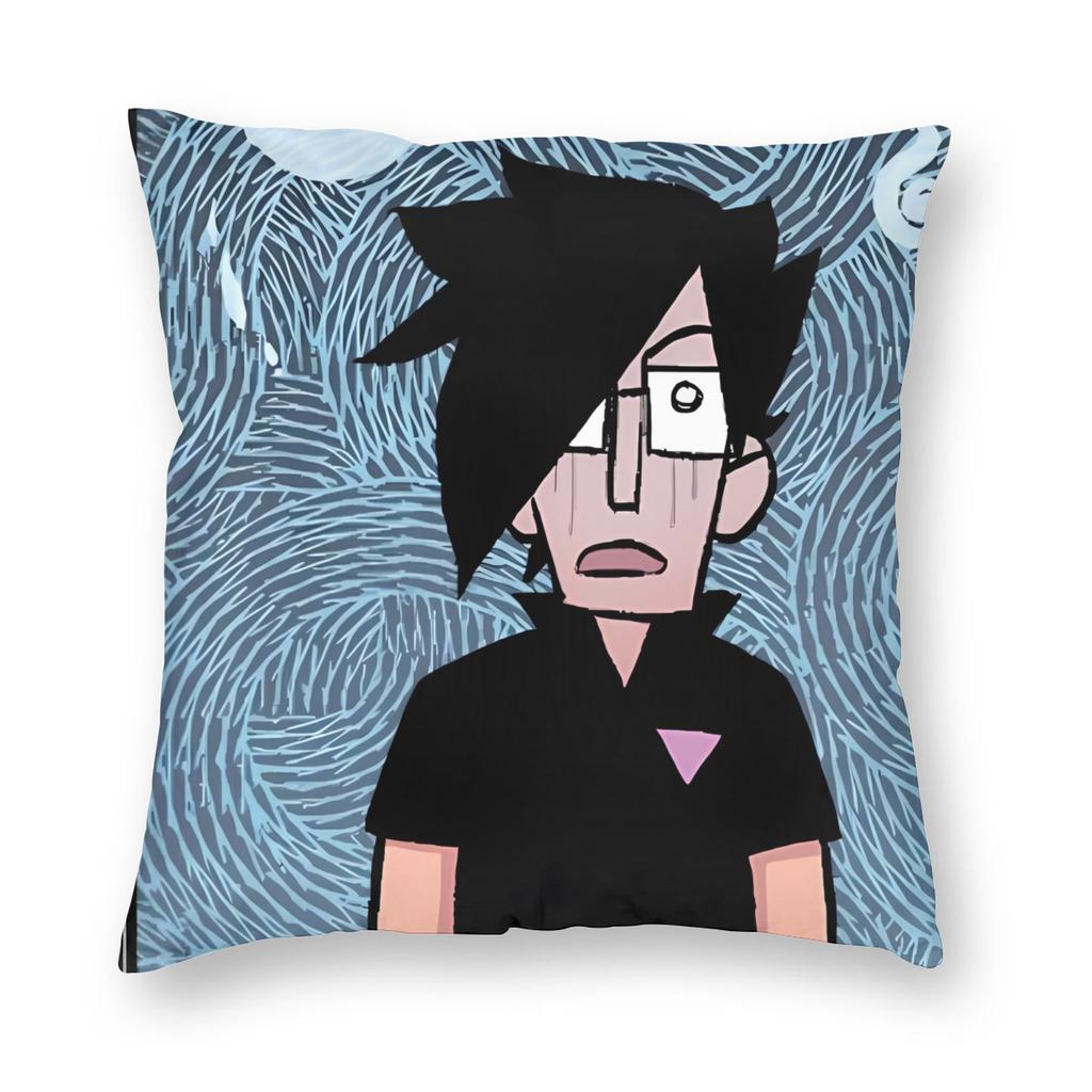 Scott Pilgrim Sad Portrait Pillow Case Design Pillow Cover Morden Cushion Cover For Sofa Couch Bed Living Room