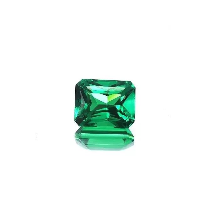 Beautiful Natural Tsavorite Garnet Green 11.45 Ct Emerald Cut Gemstone