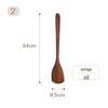 Long Wooden Handle Non-Stick Cooking Shovel with Hanging Hook - Customizable Logo Option
