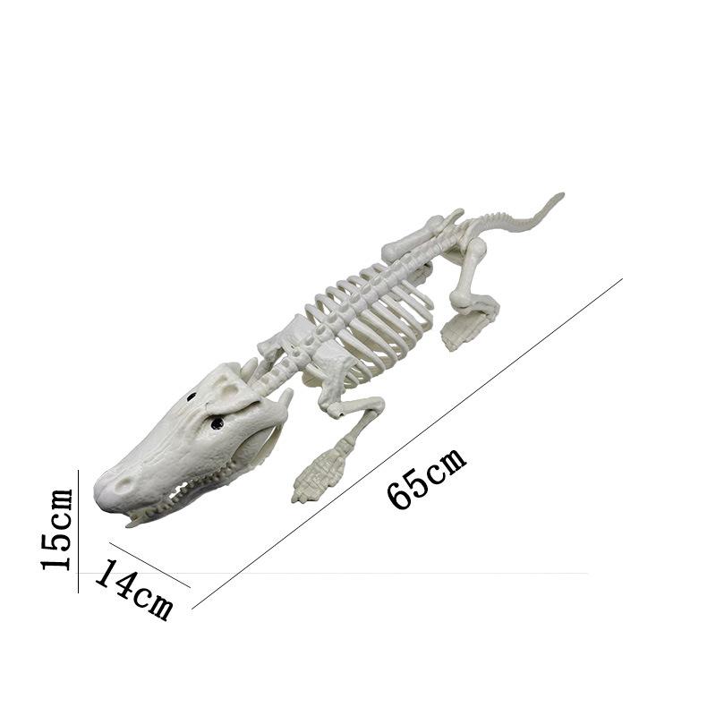 Halloween Scene Decorations Animal Skull Skeleton Ornament Simulation Plastic Crow Mouse Scorpion Decorative Props