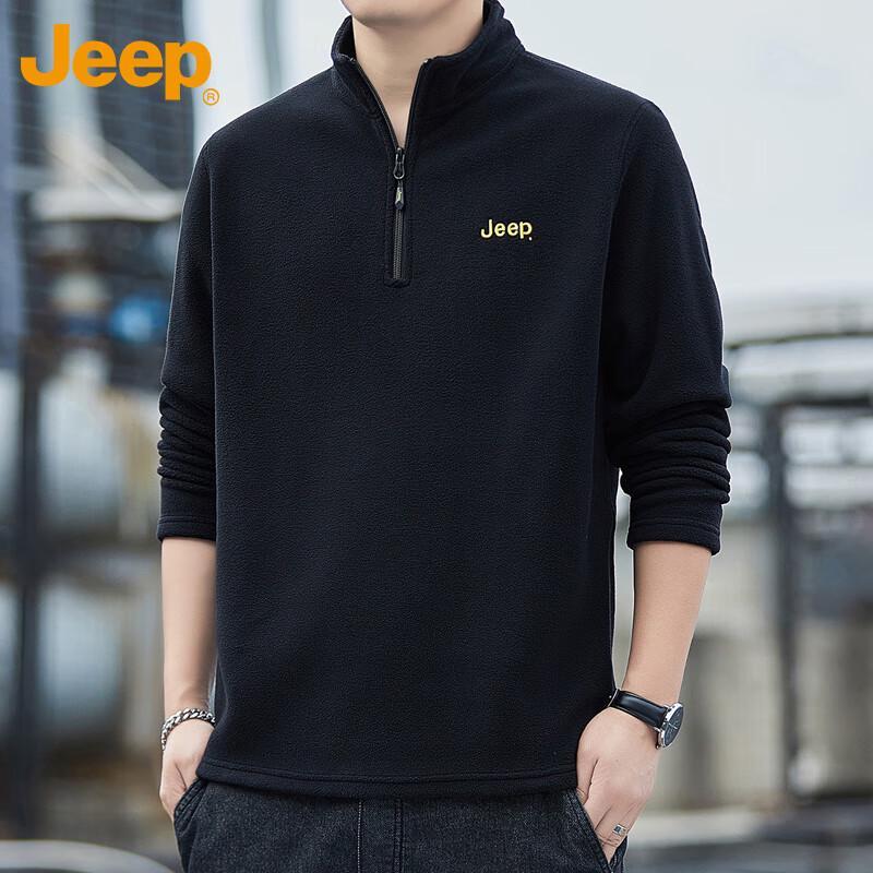 Jeep Men's Fleece Pullover Sweatshirt