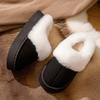 thick-soled plush cotton slippers indoor warm non-slip shoes plush deodorant plush slippers autumn and winter
