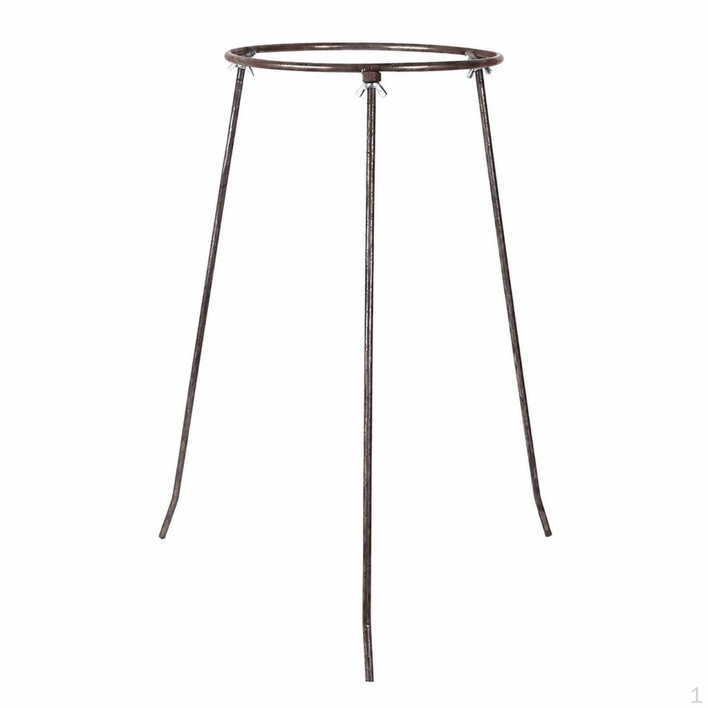 Bulk Bag Stand, Heavy Duty Floor Standing Feed Holder, Detachable Metal & Fabric Garden Waste