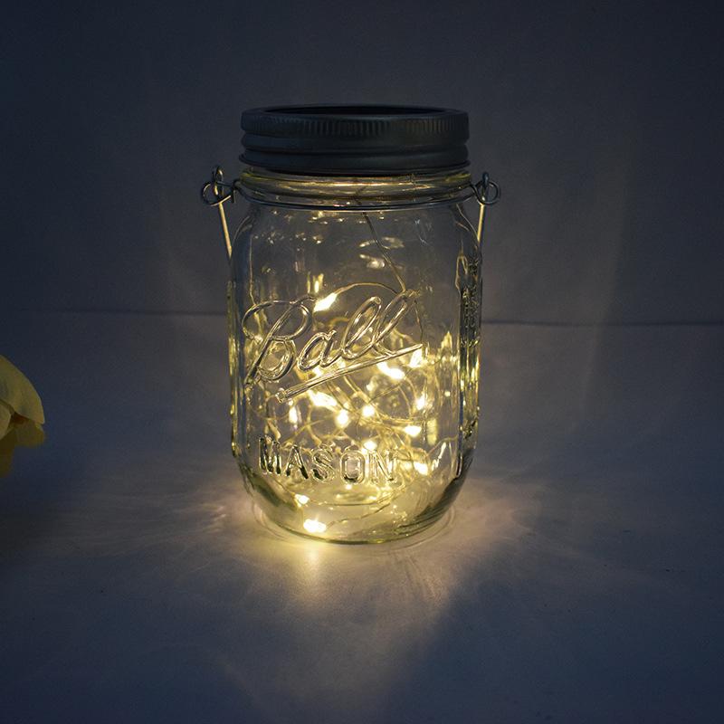 Waterproof Solar Fairy Night Light: Frosted Glass Bottle with Stars for Outdoor Garden Decoration
