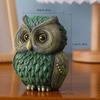 Nordic Retro Owl Figurine: Luxury European-Style Home Decor for Living Room and Entrance Hall.