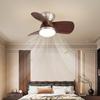 Retro French Cream Ceiling Fan Light for Bedroom and Children's Room