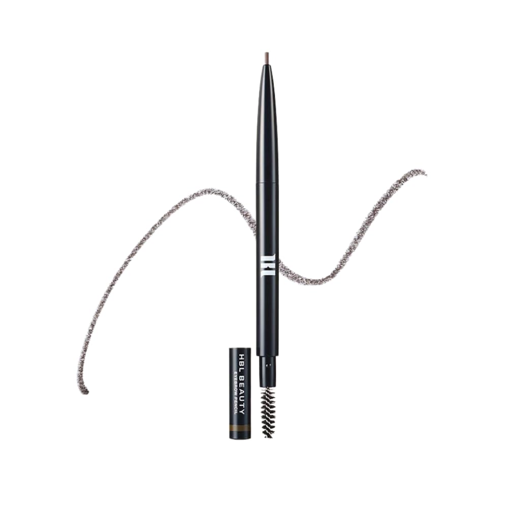 HBLBEAUTY Eyebrow Pencil 03 Dark Brown 0.06g Easy Draw Color Light Ash Gray Salon Professional Use Ladies Men