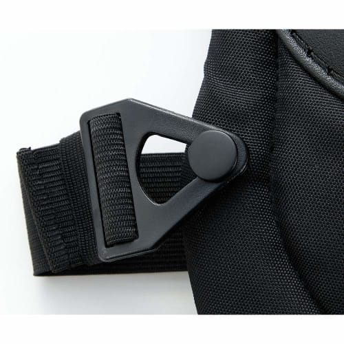 TRUSCO Knee Pads Buckle Type Set of 2 for Both Legs Black KPBT-BK