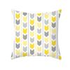 Geometric Yellow Gray Print Pillow Cover Pillowcase Living Room Bedroom Sofa Car Home Decor Pillowcase 45*45Cm
