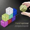 Fingertip Square Decompression Spinning Top Cube Metal Kids Adult Toy Stress Relief  Anti-Anxiety Fingertip Toys