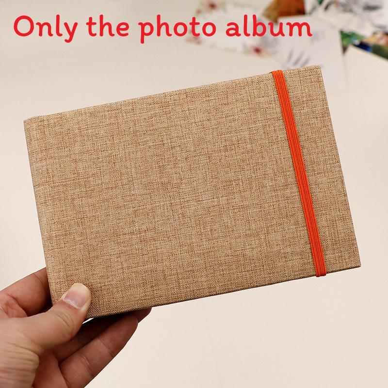 Classic Cloth Cover Photo Album With String Binding For Memories And Gift Use