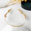 Elegant Women Tiara Golden Leaf Headdress Baroque Bridal Wedding Hair Jewelry  Bridal