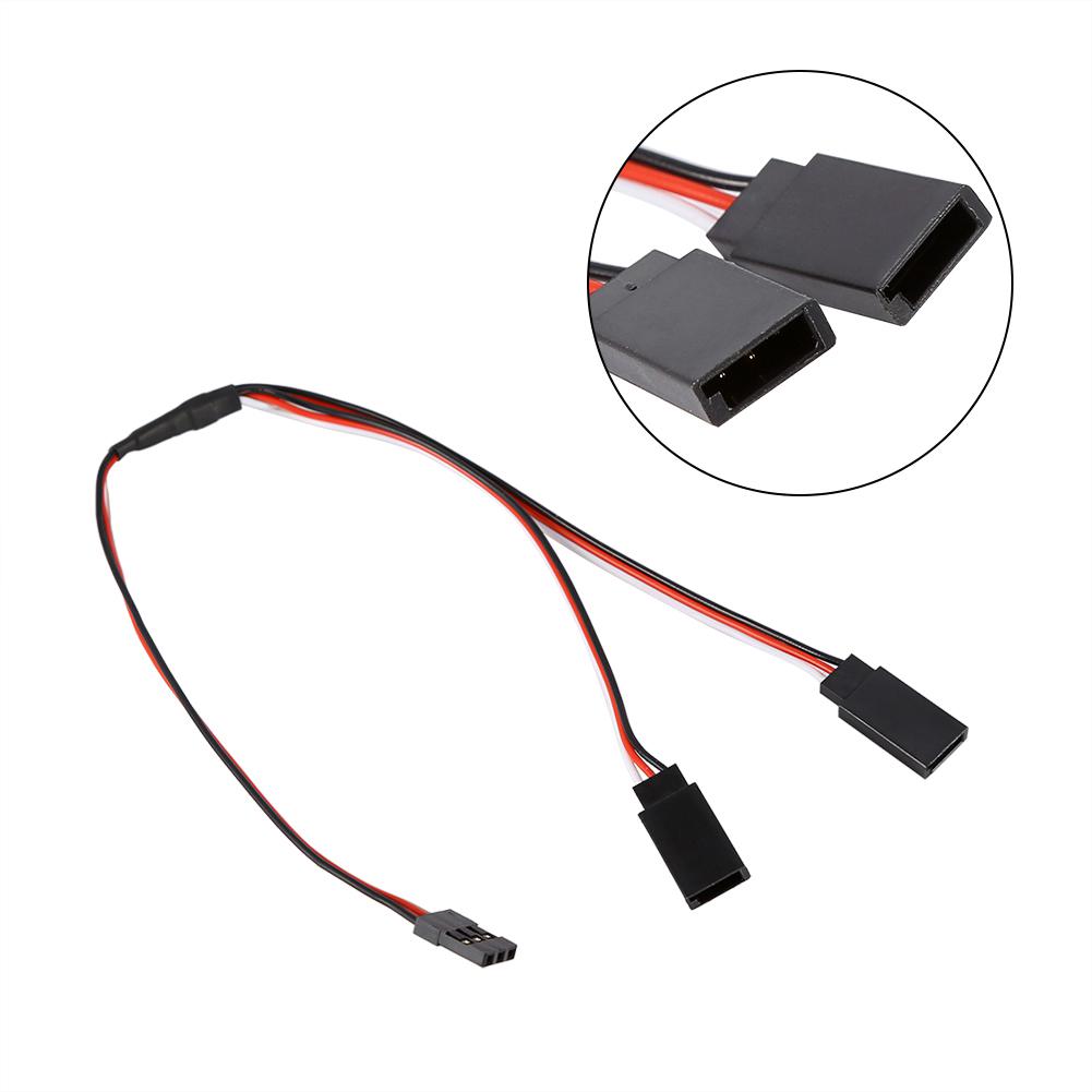 300mm Servo Y Extension Cord Splitter Wire Cable for JR Futab RC Helicopter Car