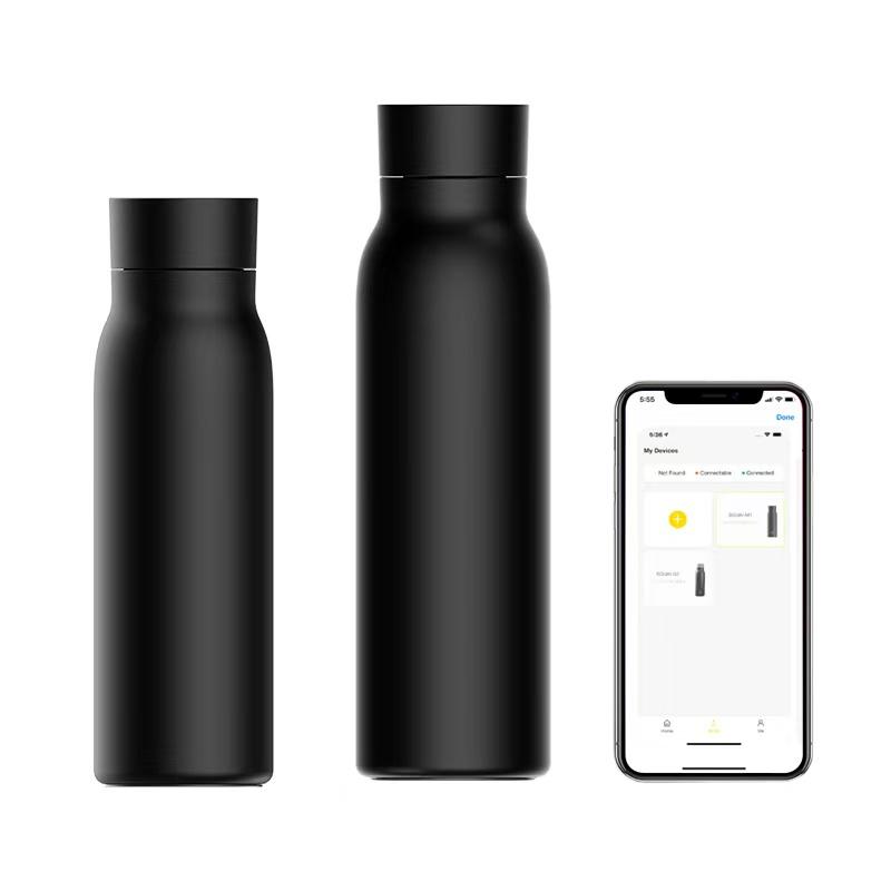 Smart Heat Cup LCD Temperature Display Water Consu APP Gadgets Motion Record Bottle Work With Smart Life/Tuya
