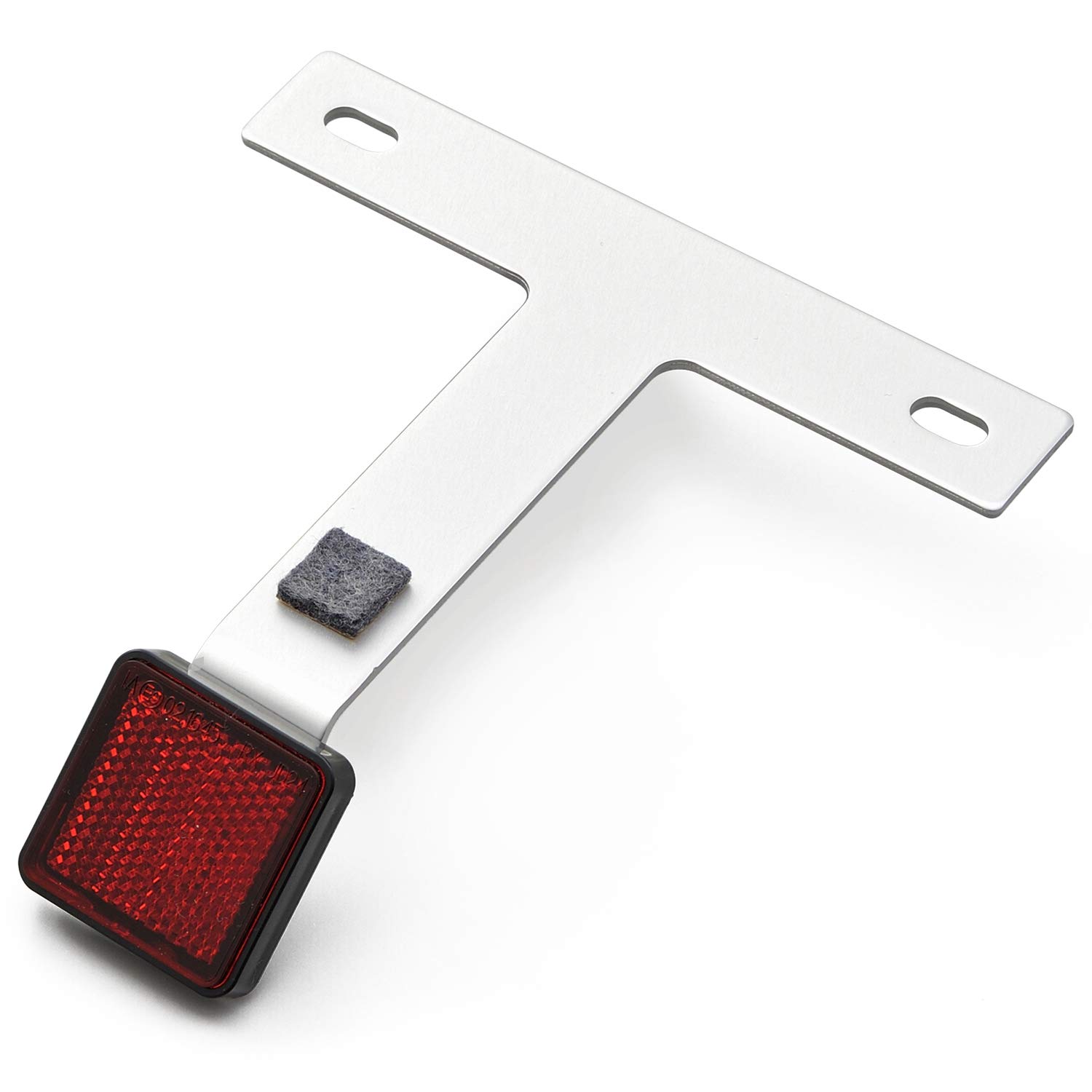 Daytona 20871 Мотоциклетный отражатель, Угол 45°, Алюминий, Квадратный отражатель, Прозрачный