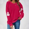 Women  Tops Women's Long Sleeve Sweatshirt Casual Crewneck Loose Fit Pollover Fleece Tops