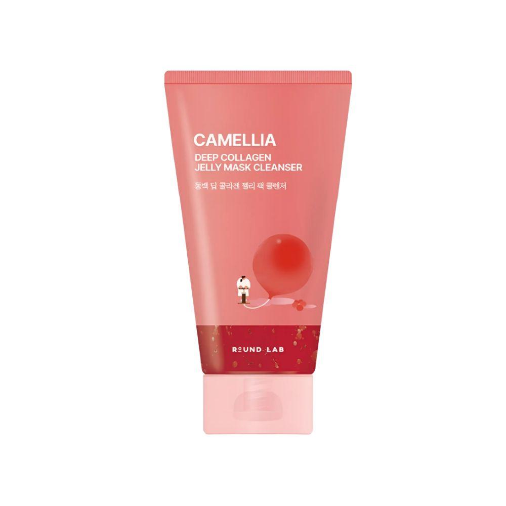 ROUND LAB Camellia Deep Collagen Jelly Pack Cleanser Hydrating Elasticity Care 150ml