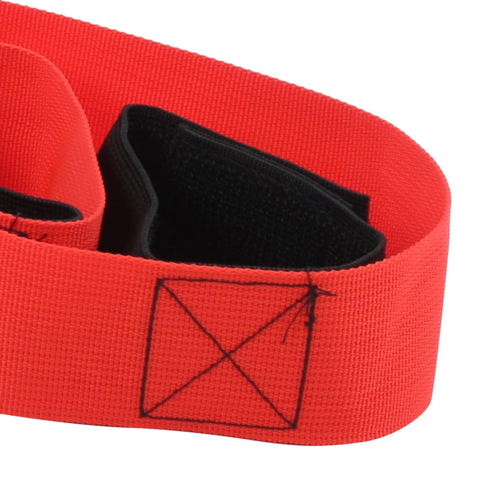 2Pcs Fun Outdoor Sports 3 Legged Race Bands Giant Footstep Tram for Game Activities