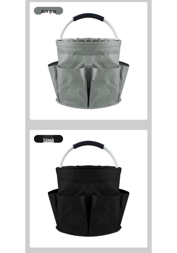 Portable Outdoor Picnic and Beach Basket – Foldable, Multi-Purpose Storage Bag for Bathroom or Mother and Baby Needs.