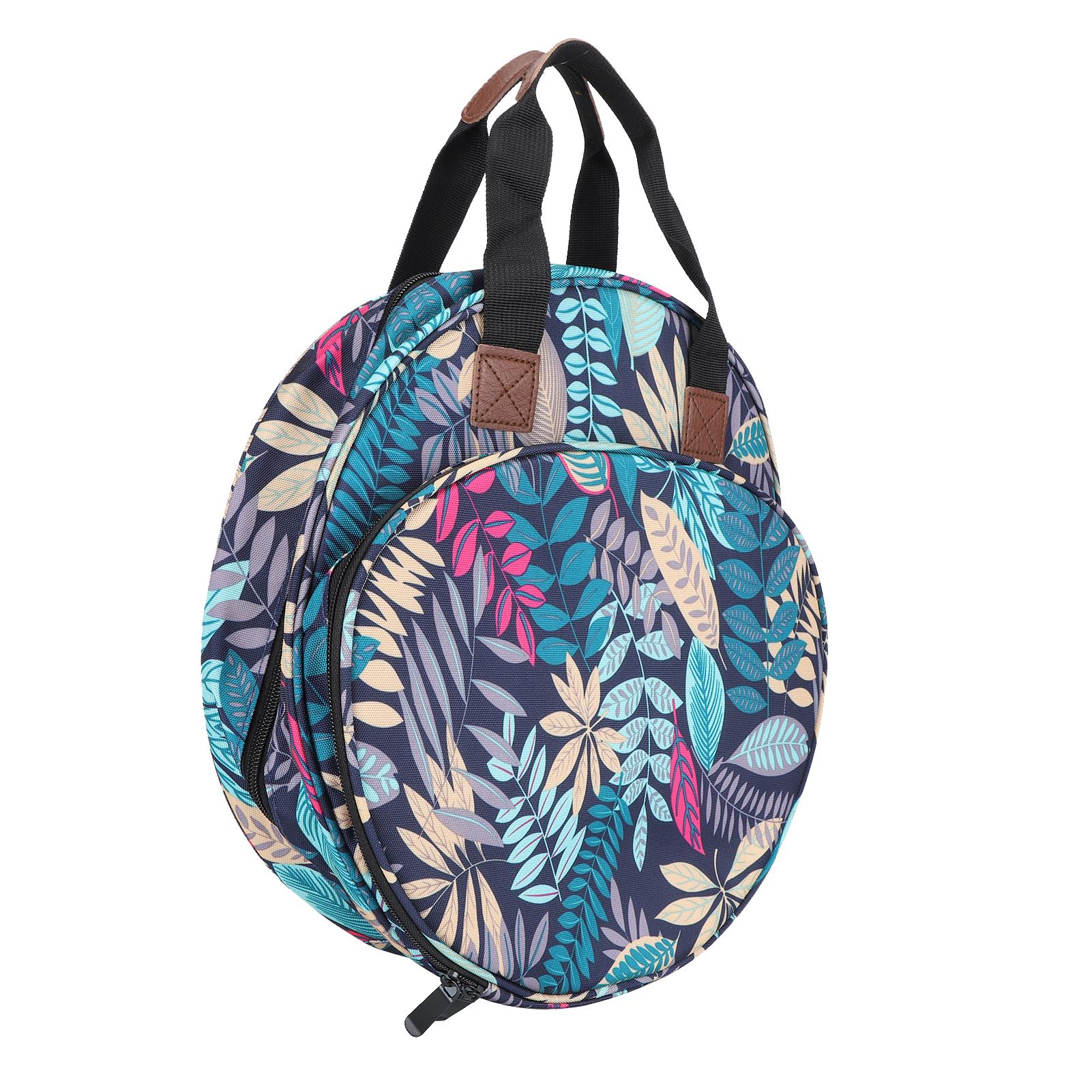 

Сумка для хранения ткани Оксфорд с узором в виде листьев, нитки, иглы, инструменты для вышивания, сумка-органайзер