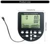 Adjustable Odometer Water Resistance Rowing Machine Counter Speedometer Counter for Gym Home Fitness Bike Device