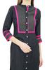 Phagun Womens Rayon Straight Tunic Kurta Open Front Kurti Mandarin Collar Indian