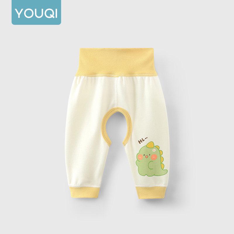 Youqi Baby Boys' High Waist Mosquito Repellent Pants, Open Crotch, 26-Pack, Spring/Autumn Wear.