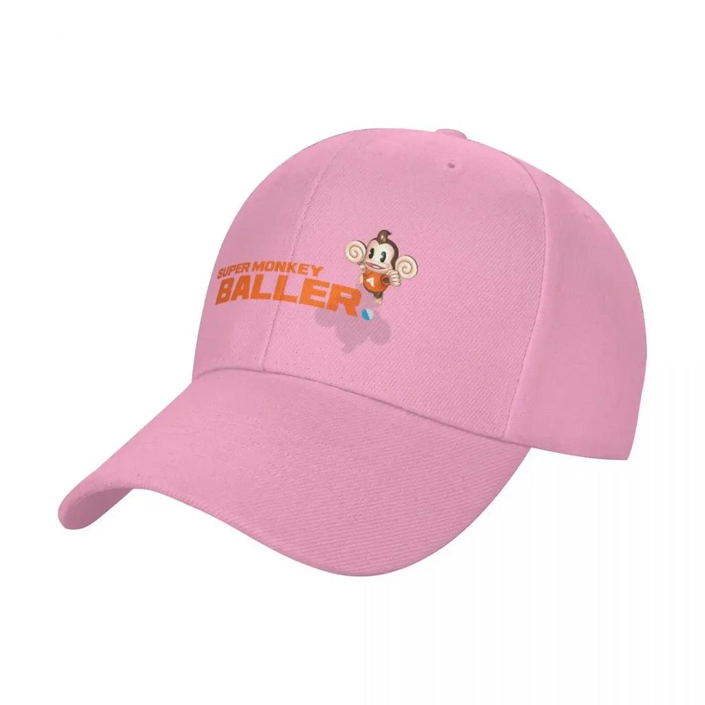 SUPER MONKEY BALLER Super Monkey Ball Aiai Baseball Cap Unisexs big size hat hiking  hard  Unisex Womens