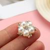Clothes Decoration Pearl Flower Buttons Sewing Buttons Crystal Glass Stone Rhinestone Buttons