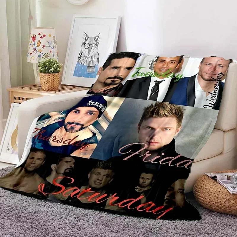 

BSB Backstreet Boys Blanket Lightweight, Comfortable, Soft and Breathable, Bed, Sofa Outdoor Blanket Bedding Travel Thin Blanket 30x40in