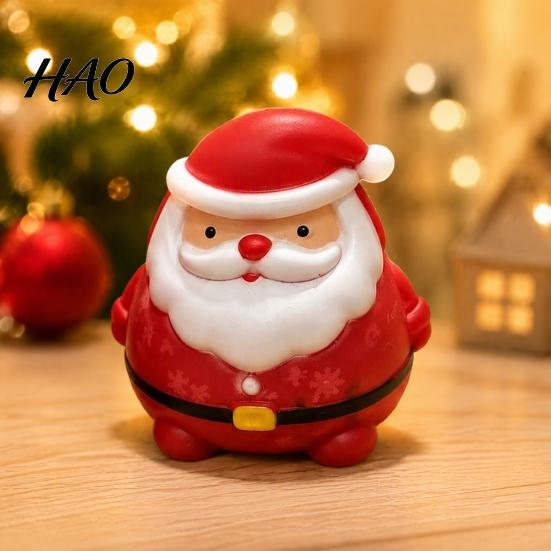 Anxiety Relief Gadget Santa Claus Stress Toy, Christmas Squeeze Sensory Party Favors Soft Slow Rebound Fidget Toy for