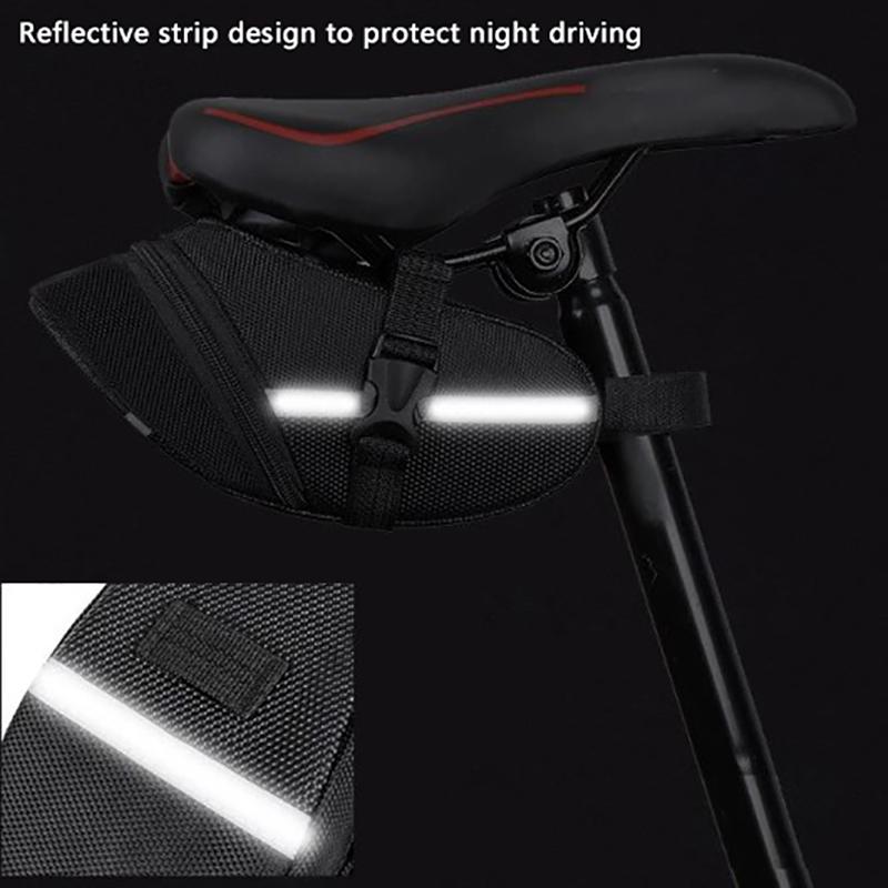 New Mountain Bike Bag Bicycle Tail Bag Road Bike Riding Seat Saddle Bag Accessories Bicycle Accessories