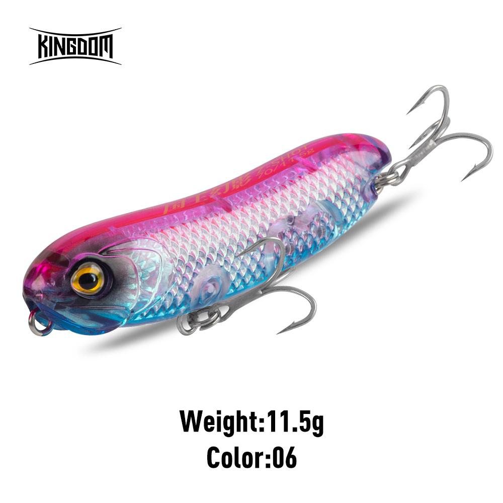 

Королівство 3D Z-DOG Риболовні приманки 45 мм/55 мм/70 мм/90 мм 4,5 г/7,5 г/11,5 г/19 г Плаваюча тверда наживка у верхній воді, приманки для риболовлі Воблери