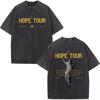 Koszulka Rapper Nf Hope Tour Męska Moda Hip Hop Vintage Spierana Krótki Rękaw Bawełna Codzienne Koszulki