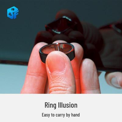 Visual Magic Ring: Street Close-up Illusion Prop for Stunning Square-to-Circle Transformations