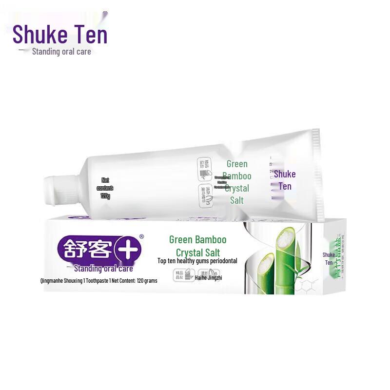 Shuke Bamboo Crystal Salt Toothpaste (3-Pack)