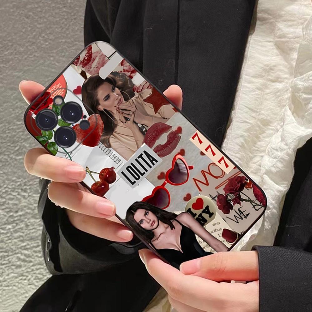 Etui na telefon Lana Del Rey Singer do iPhone 15 14 11 12 13 Mini Pro XS Max Pokrowiec 6 7 8 Plus X XR SE 2020 Funda Shell