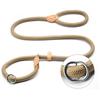 1.5M/1.8M Dog Leash Slip Rope Lead Leash Heavy Duty Braided Rope Adjustable Loop Collar Training Leashes for Medium Large Dogs