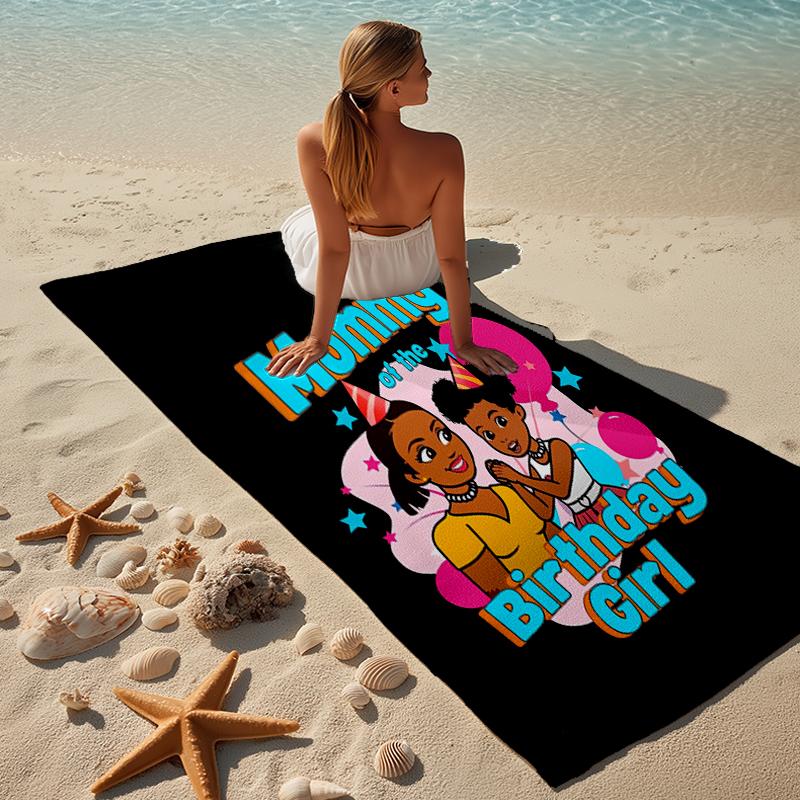Proof Beach Towel with a Gracie's Corner3 Pattern - Soft,absorbent,quick-drying,machine Washable - Perfect for Swimming,camping,bathing