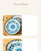 Ceramic bone plate household 6.5 inch small plate cold dish fruit Dim sum plate spit bone dregs plate snack plate