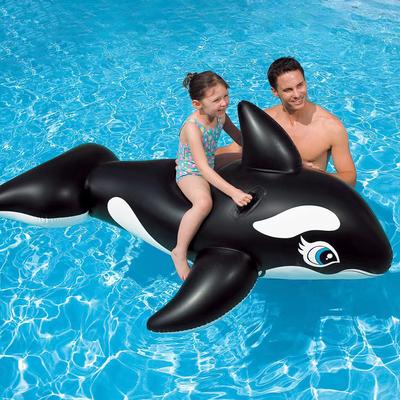 Whale Floating Mat Durable PVC Large Whale Shape Floating Mat Water Park Entertainment Swim Ring Swimming Toys Supplies For Kids