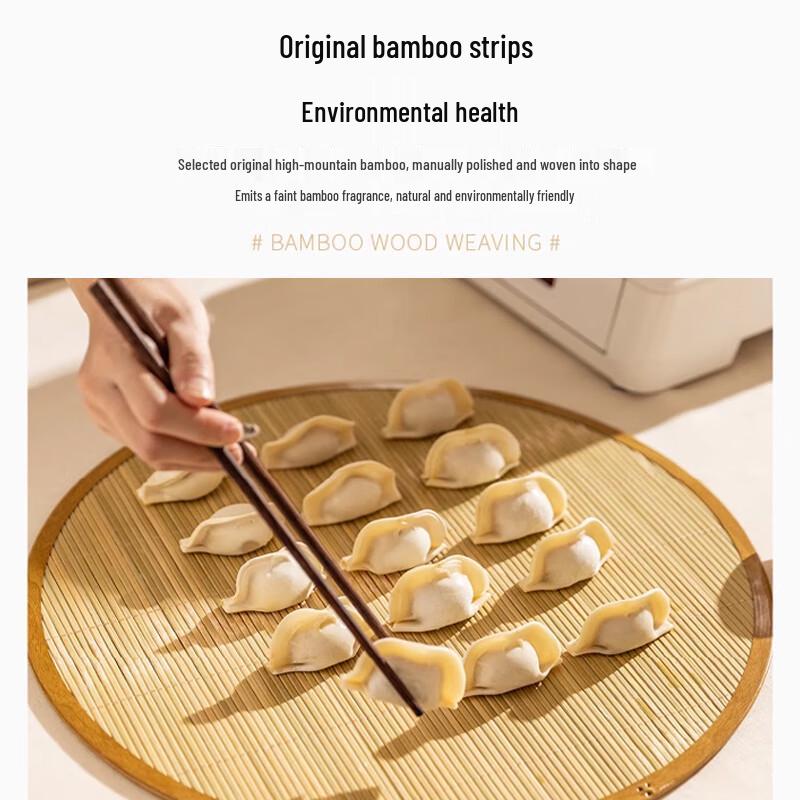 Bambusgewebte Teigtaschen-Trockenmatte