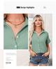 Europäischer & Amerikanischer Stil Damen Einfarbig Kurzarm Locker Bluse T-Shirt, 2025 Kollektion