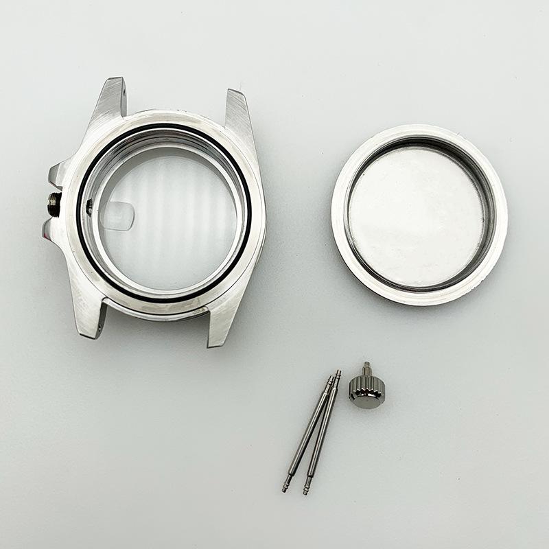 Modified EXP39MM Stainless Steel Submariner Case with Sapphire Cyclops for NH35/36 Movement